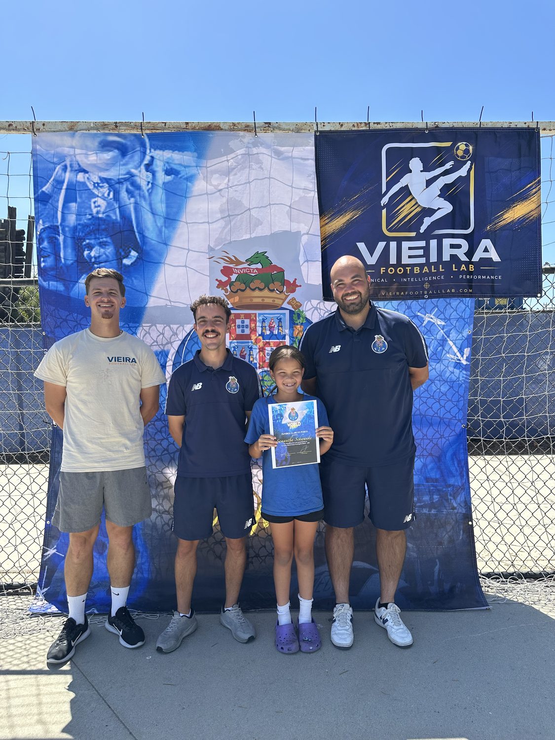Week 2 Portugal scholarship winner at the FC Porto World Camp